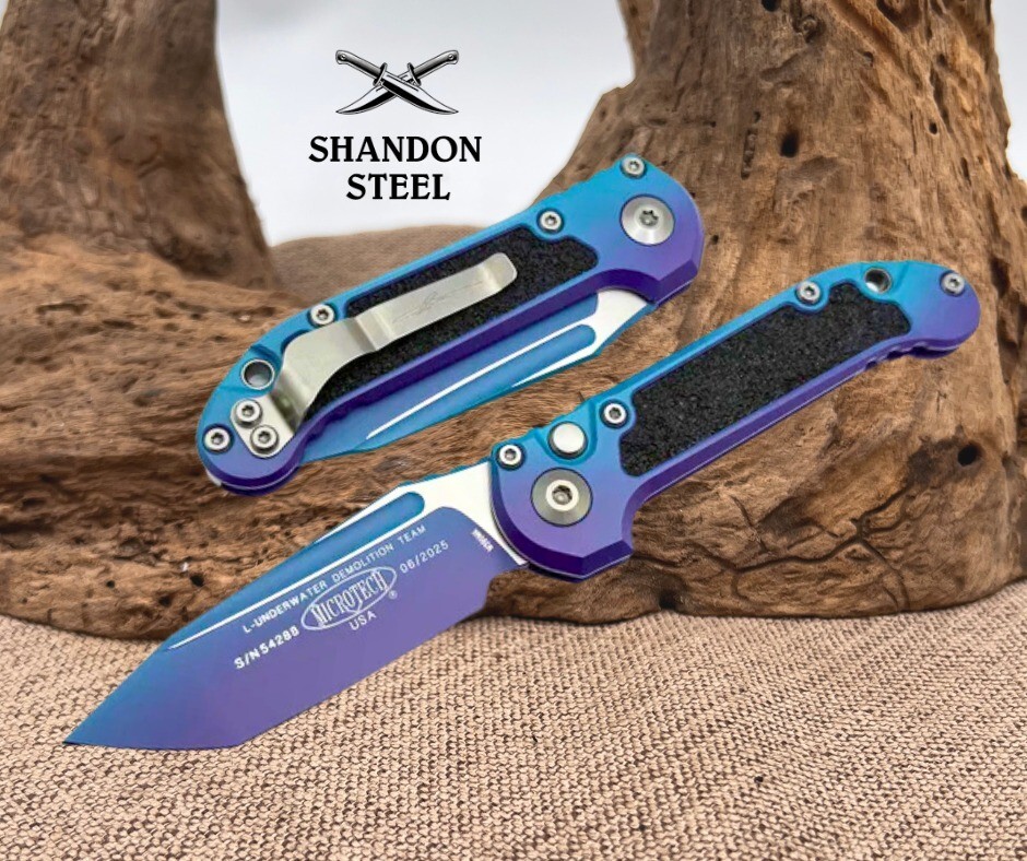 Microtech Knives LUDT Gen III Aurora Tanto Signature Series 1136