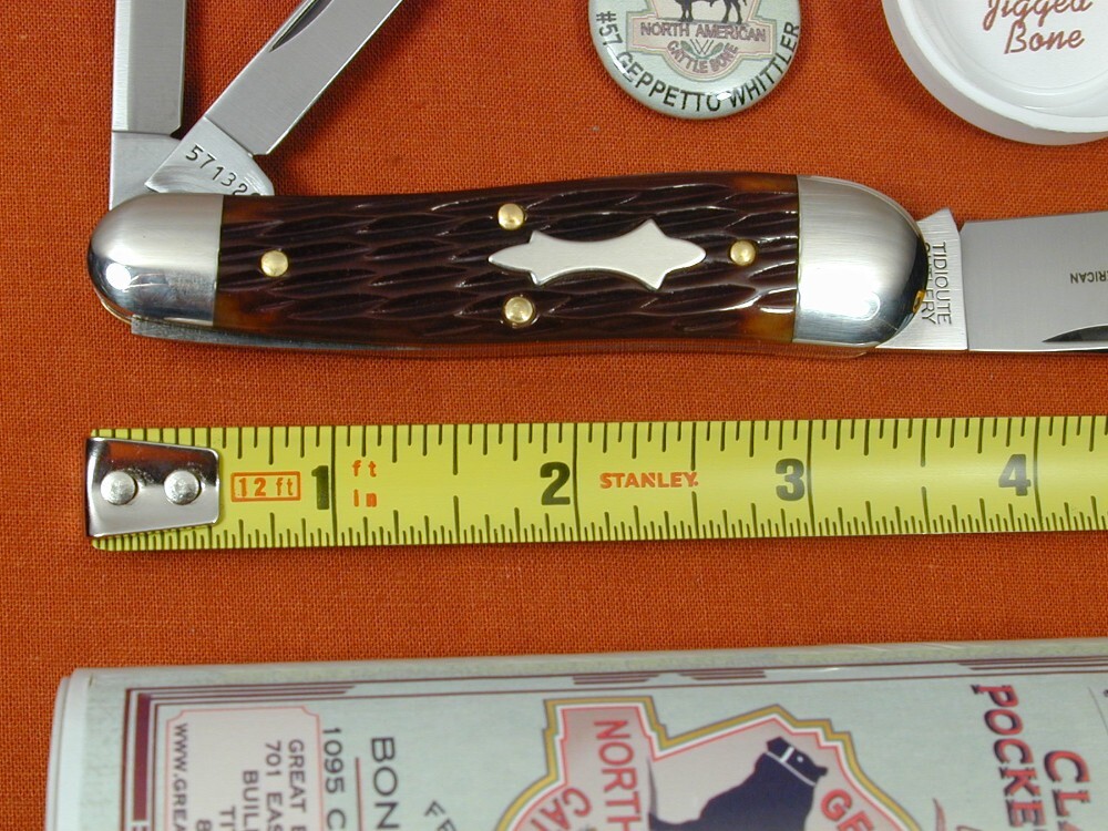 Great Eastern Cutlery GEC Hazelnut Jigged Bone Geppetto Whittler
