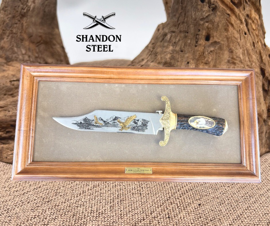 コレクション THE AMERICAN EAGLE BOWIE KNIFE Franklin Mint The American Eagle Bowie Knife Ronald Van Ruyckevelt