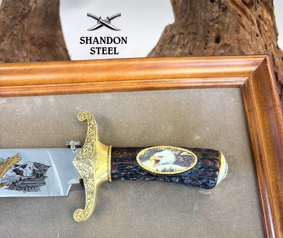 Franklin Mint The American Eagle Bowie Knife Ronald Van Ruyckevelt