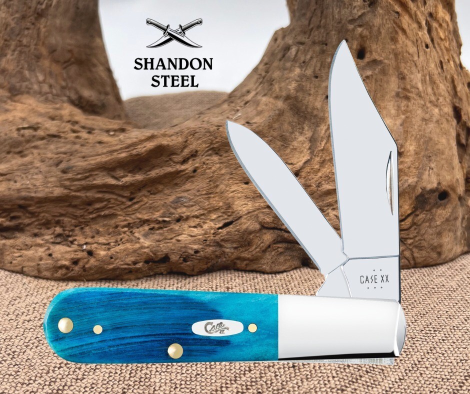 CASE XX CARIBBEAN BLUE BONE SAWCUT JIG 2 BLADE BARLOW 25581 2025