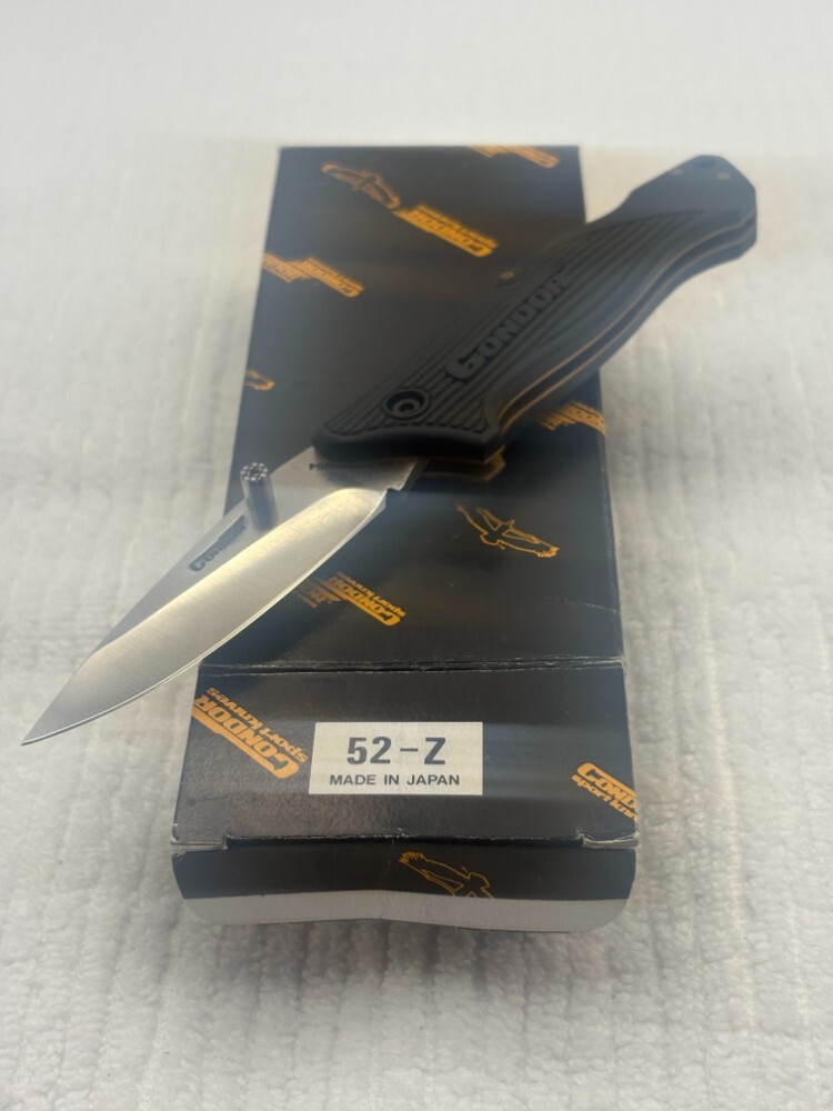 Condor 52-Z Vintage 1980's 1 Blade Lock Back Folder Made In Seki