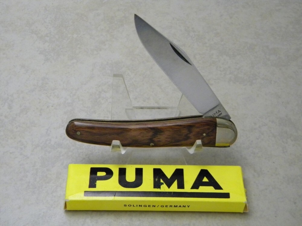 Puma Solingen Germany 536 Wood One Blade Folding Knife NIB
