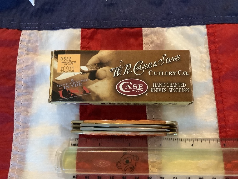 2011 Case xx Mini Trapper w/ Super Chestnut Bone Handles (mdl