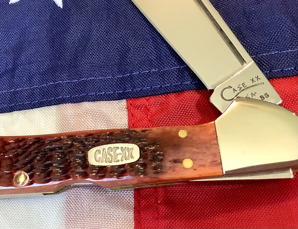 1998 Case xx Copperlock (Mdl# 61549L SS) w/ Nice Brown Bone