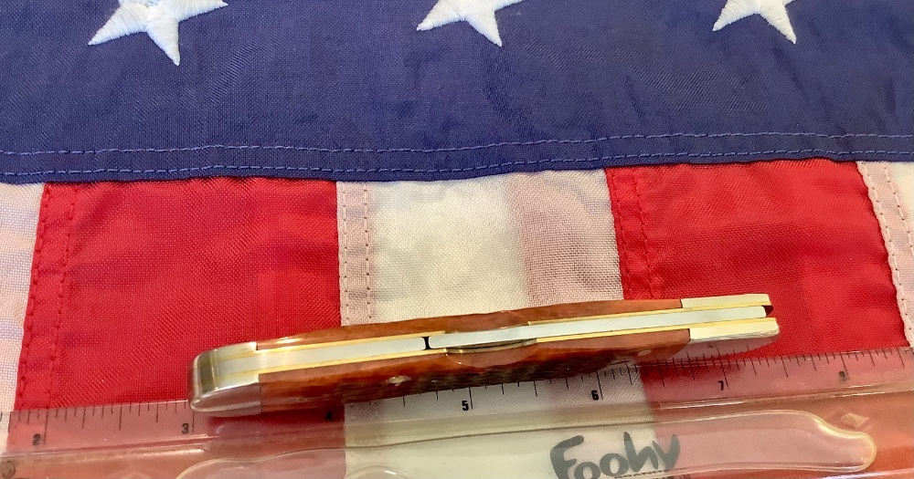 1998 Case xx Copperlock (Mdl# 61549L SS) w/ Nice Brown Bone
