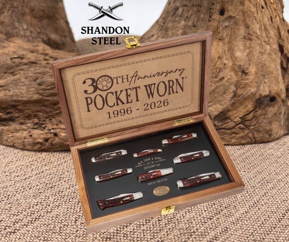 Case XX™ Pocket Worn 30th Anniversary 55238 Mahogany Bone