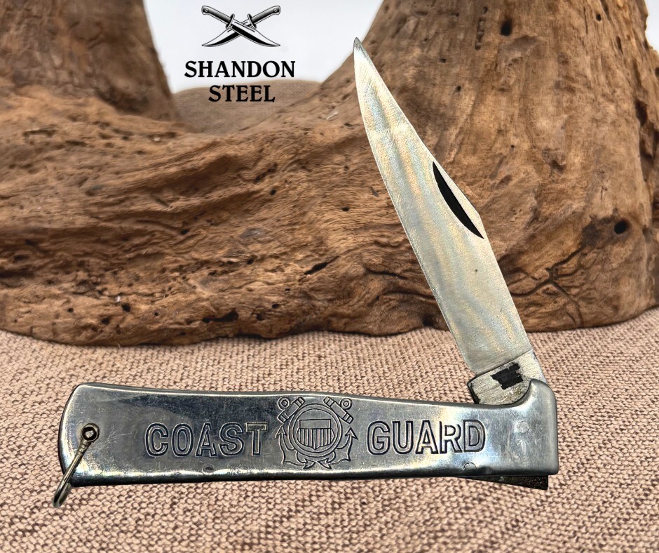 Coast Guard Vintage 1970s Stainless Steel Seki Japan Lock Blade