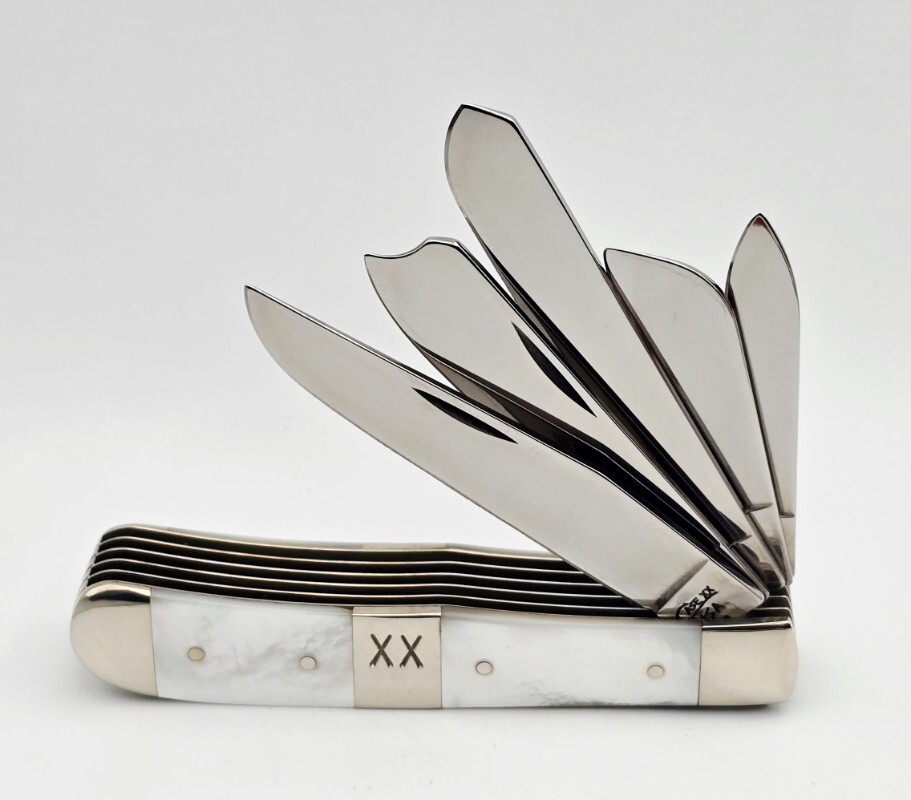 1997 Case XX Mother of Pearl 5 Blade Beast