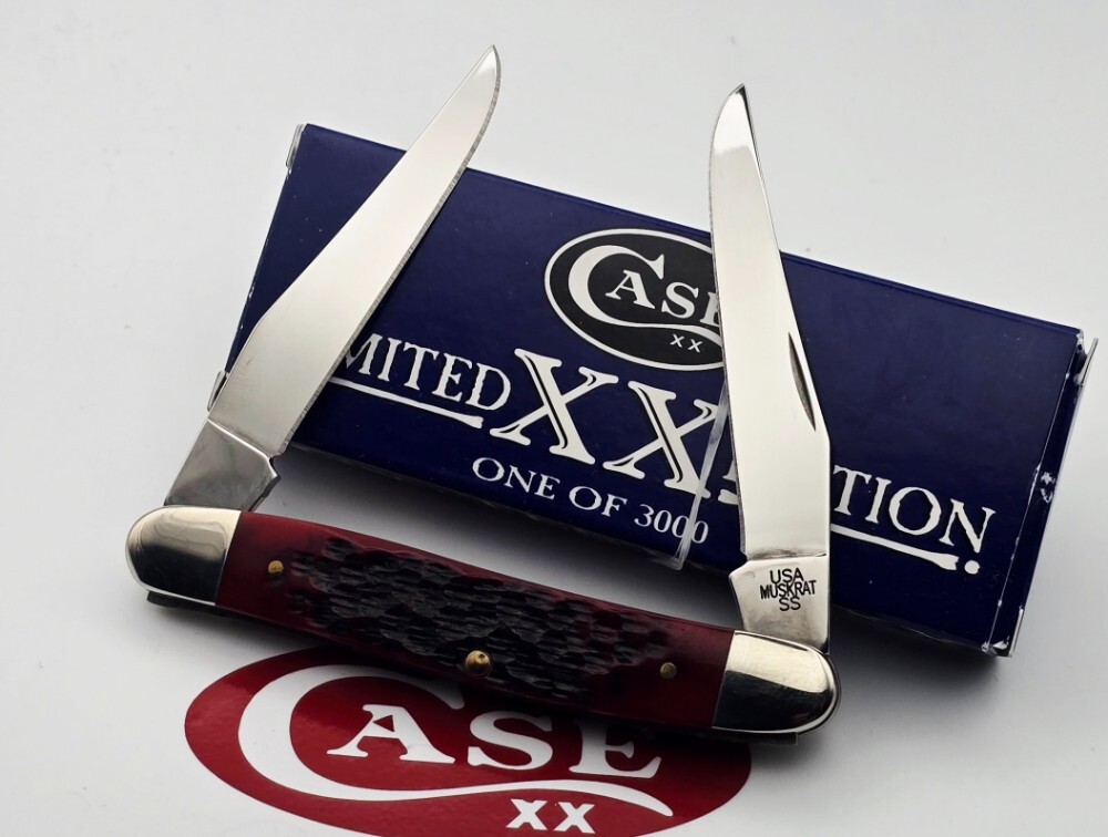 2014 Case XX Brick Red Limited Edition Muskrat 1 of 3000