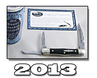 2013 AAPK GEC Ebony Wood Whittler Knife