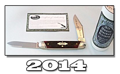 2014 AAPK GEC blood red jigged bone Moose Knife