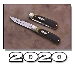 2020 AAPK GEC Series Limited Edition Antique Autumn Natural Bone Mustang Knife