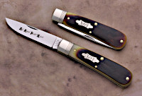 2020 AAPK Antique Autumn Natural Bone Mustang Knife