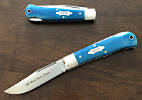 2023 Smooth Blue Bone Cody Scout Lockback Knife