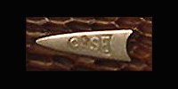 Case XX arrow head shield 1915 - 1925