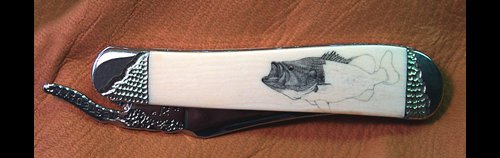 Largemouth Bass Scrimshaw Project - Image 7