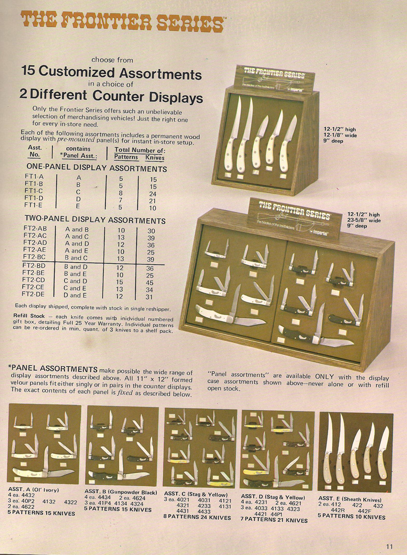 Imperial's Frontier Series Catalog