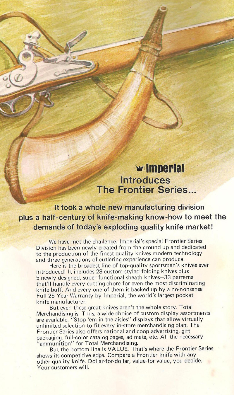 Imperial's Frontier Series Catalog