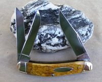 Bulldog Brand Sowbelly Whittler Yellow Pick Bone Prototype Knife
