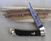 Bulldog Brand Greenbone Calf Roper Lockback Knife