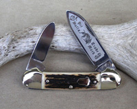 Bulldog Brand Prototype Stag Canoe Knife