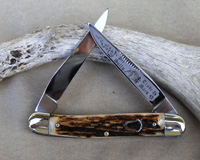 Bulldog Brand Prototype Stag Muskrat Knife