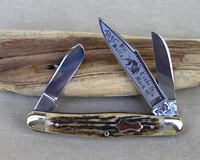 Bulldog Brand Prototype Stag Stockman Knife
