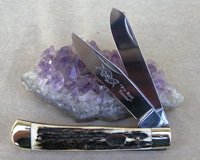 Bulldog Pit Bull Terrier Trapper Knife