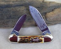 Bulldog Brand Tobacco Etch Canoe Knife