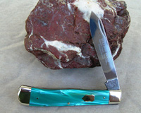Bulldog Brand Green Trapper Knife