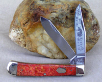 Bulldog Brand Apple Coral Trapper Knife - Heraldic Shield
