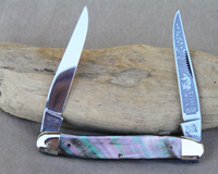 Bulldog Brand Black Lip Pearl Muskrat Knife