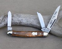 Bulldog Brand Brown Giraffe Bone Stockman Knife