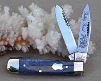 Bulldog Brand Gray Giraffe Bone Baby Bullet Trapper Knife