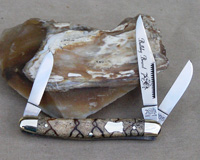 Bulldog Brand Tiger Coral Stockman Knife