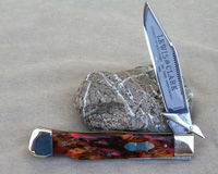 Bulldog Brand Lewis and Clark Swing Guard Hummingbird Celluloid Knife