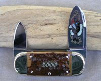 Bulldog Brand Mastodon Bark Ivory Baby Sunfish Knife