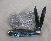 Bulldog Brand Abalone Presentation Trapper Knife