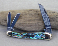 Bulldog Brand Abalone Viking Warncliff Whittler Knife