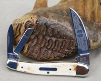 Bulldog Brand Bark Ivory Mastodon Ivory Viking Whittler Knife