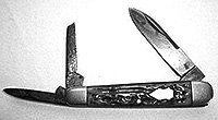 Cattaraugus 32409 Sleeveboard Whittler Knife