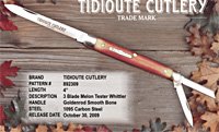 892309 GEC Melon Tester Whittler Knife