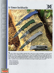 Schrade X-Timer 60TX Series Knives