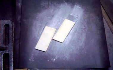Final Finish Sanding of the Ivory