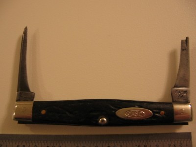 CASE XX 2 Blades 3 Long 62042 Pattern with Rough Black H (1).JPG