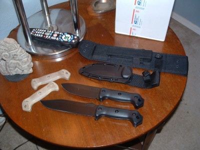 BK2, BK7 and micarta brand spankin new.