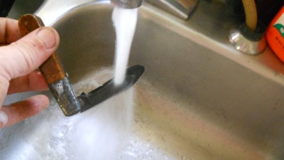 8. Rinsing with plain water. Phosphoric acid won't hurt stainless steel..JPG