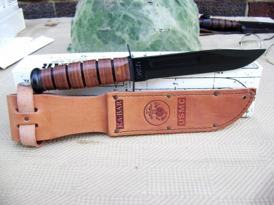 KA-Bar 1217 USMC Combat Knife & Sheath.JPG