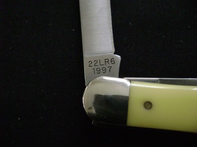 Camillus 72 Yellow - 22LR6 - 1997 Model Stamp.JPG